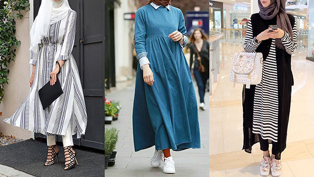 17 Casual Hijab Dresses for a Very Fashionable Spring Sty