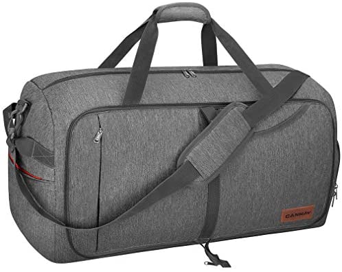Amazon.com | Canway 65L Travel Duffel Bag, Foldable Weekender Bag .