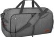 Amazon.com | Canway 65L Travel Duffel Bag, Foldable Weekender Bag .