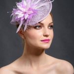 2018 trend colour fascinator hat by Marge Iilane | Purple .