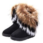Faux Fur Boots: Amazon.c