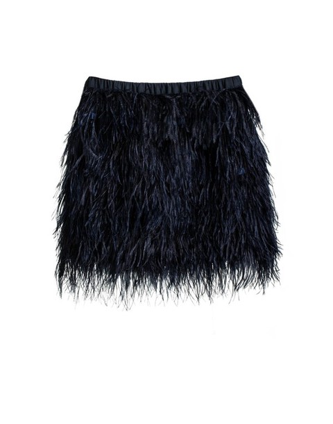 skirt, navy, navy, blue, black, feather skirt, feathers, ostrich .