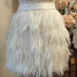 Express Skirts | White Feather Skirt New Size 12 | Poshma