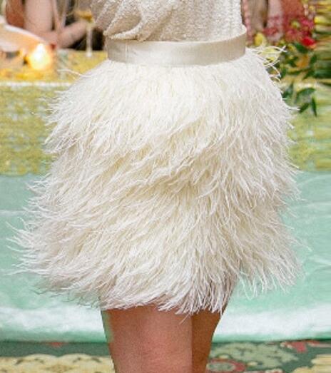 Feather
  Skirt Quenching Your Thirst Of Uniqueness 
  In Style