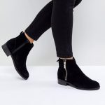 New Look Wide Fit Suede Flat Ankle Boot | AS