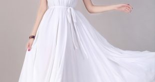 Bridesmaids White Dress White Flowy Maxi Dresses For Women One .