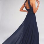 Elegant Maxi Dress - Lace Maxi Dress - Navy Blue Maxi Dre
