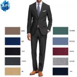 Men's Formal classic Fit 2 piece Suit two button solid color .