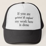 Funny quotes joke sayings novelty trucker hats | Zazzle.com .