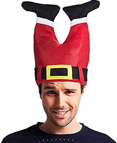 Amazon.com: Santa Christmas Hat - Funny Hat Novelty Santa Hat .