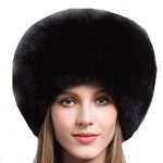 Valpeak Real Fur Hats for Women Winter Russian Fox Fur Hat Fluffy .