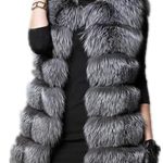 Women Faux Fox Coat Women Winter Slims Super Long Fake Fur Vests .