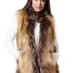 Red Fox Faux Fur Hook Vest | Womens Faux Fur Ves