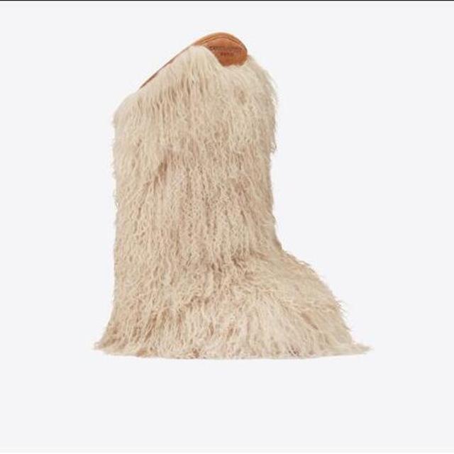 Women Snow Boots - Real Ostrich Furry Boots – Buzzy Tren