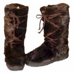 Mens real Beaver fur boots. (With images) | Real fur boots, Fur .