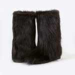 Amazon.com: Black Fur Boots For Women, Mukluk Boots, Yeti Boots .