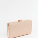 Chi Chi London Box Clutch Bag in Rose Gold | AS