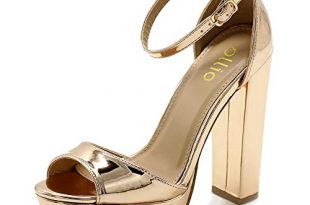 Gold Platform Heels: Amazon.c
