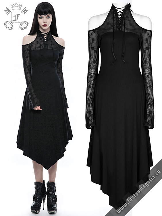 OPQ-250/BK Lyra - Gothic Romantic dress by PunkRave .