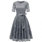 Grey Plus Size Dresses: Amazon.c