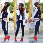 Laid back, but cute!??? | Red converse outfit, High top converse .