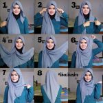Loose Triangle Hijab Tutorial | How to wear hijab, Simple hijab .