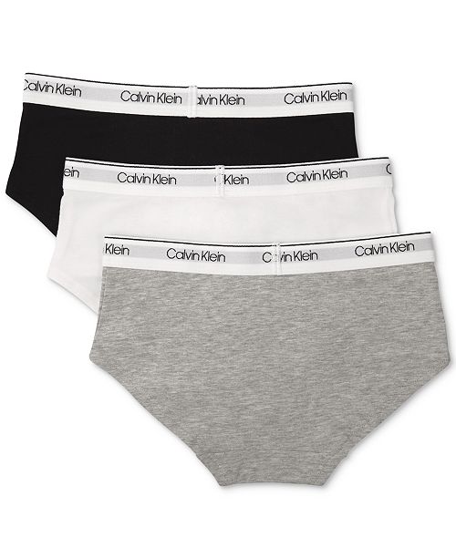 Calvin Klein 3-Pk. Hipster Underwear, Little & Big Girls & Reviews .