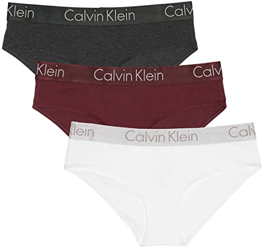 Calvin Klein Women's Hipster Underwear, 3-Pack at Amazon Women's .