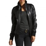 New Handmade Women Hooded Leather Jacket, Leather | RebelsMark