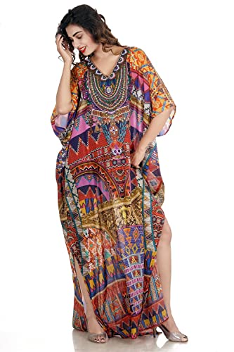 Amazon.com: Beach kaftan dress for woman beaded/beach wear/one .