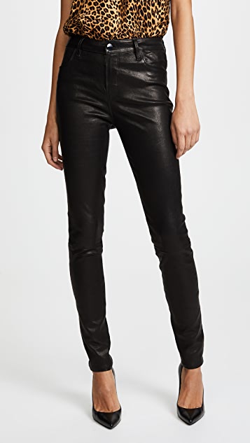 J Brand Maria High Rise Leather Pants | SHOPB