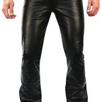 Bockle® 1970 Butcut Men Leather Pants Trouser Tight Leather Jeans .