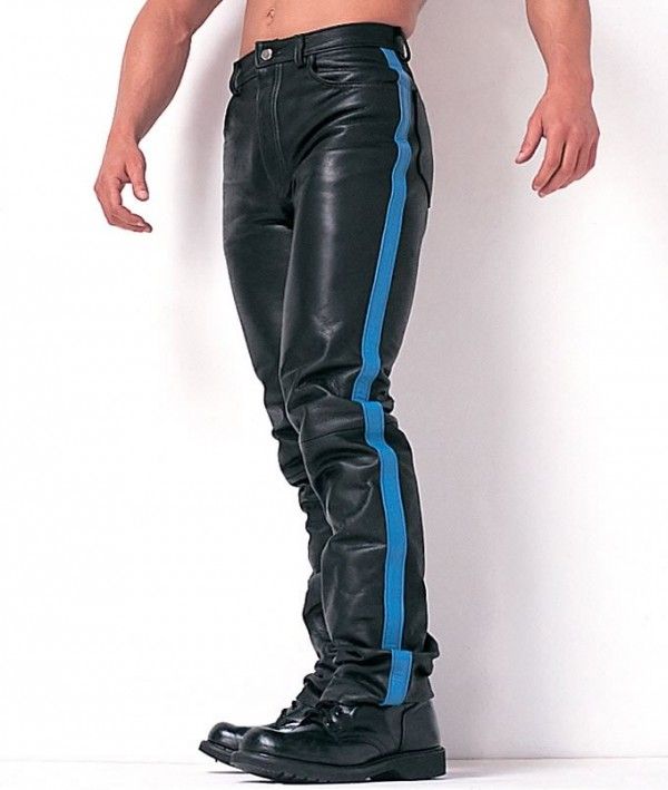 Adrenaline Stripe Leather Pants | Mens leather pants, Leather .