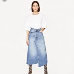Zara Skirts | Long Denim Skirt Only Wore It Once | Poshma