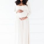White Maternity Dress For Baby Shower | Maternity dresses for baby .