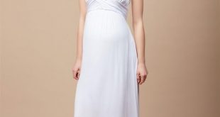 Petite Cross Front Maternity Maxi Dress | Motherhood Materni