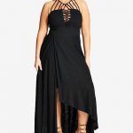 City Chic Trendy Plus Size Strappy Halter Maxi Dress & Reviews .