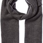 Amicale Mens Cashmere Texture Weave Cashmere Scarf, Grey at Amazon .