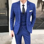 plaid men's suit 2018 autumn mens clothes fashion style dress slim .