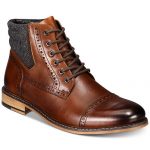 Bar III Men's Carter Leather Dress Boots, Created for Macy's .