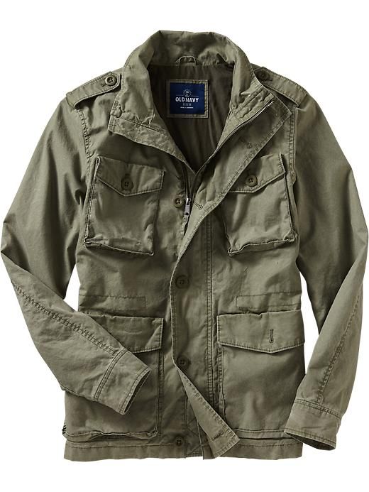 Mens Military Style Jacket