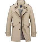 2019 Spring Men's Trench Coat Jacket Overcoat Outerwear – Tomstreasu
