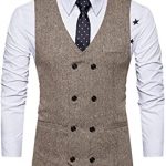 Amazon.com: Hemlock Men's Waistcoats Jacket, Men Busimess Suit .