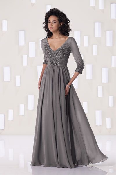 Mother
  Of Bride Dresses  In Long Style And
  Chic Details