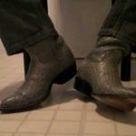 Size 10D Gray Elephant Nocona Cowboy Boots - YouTu