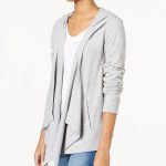 INC International Concepts INC Hooded Open-Front Cardigan, Created .