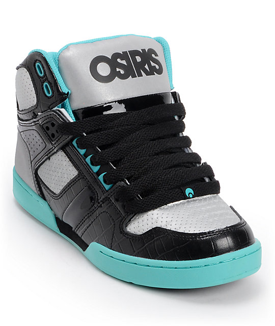 Osiris Kids NYC 83 Black, Gun & Sea Skate Shoes | Zumi