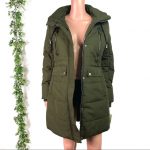 Lucky Brand Jackets & Coats | Army Green Hooded Parka Coat New .