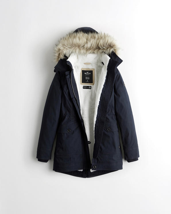 Girls Cozy-Lined Parka | Girls Clearance | HollisterCo.c