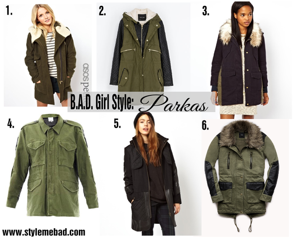 B.A.D. Girl Style: Parka Jackets & Coats | Style Me B.A.